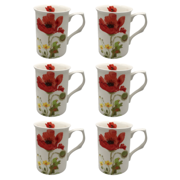 Poppy Mugs