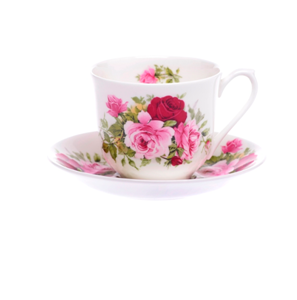 SUMMERTIME PINK ROSE Kirsty Jayne China Hand decorated in the Potteries Staffordshire Bone China 1/2 PINT MILK JUG England. 