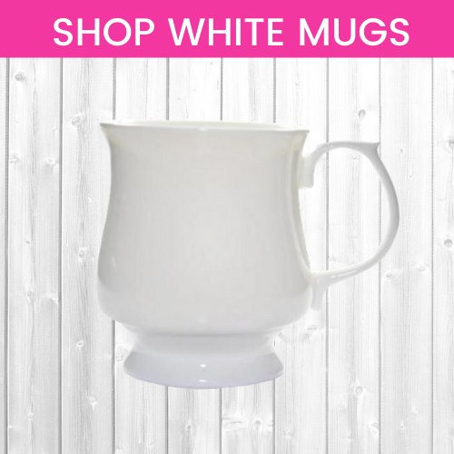 Shop White China Mugs