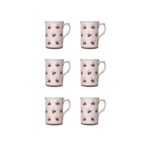 Bone China Bees Mugs